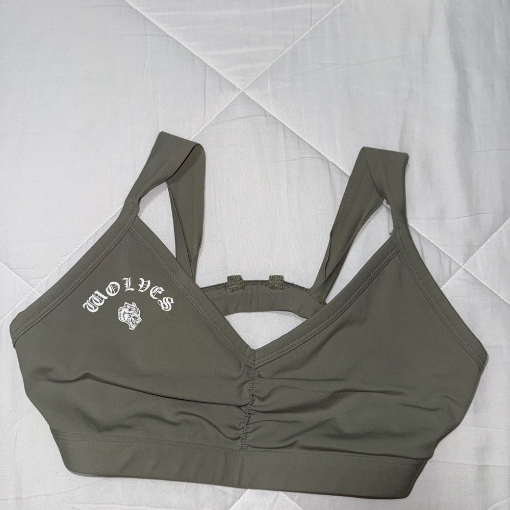 Darc Sport Wolves Olive Sports Bra